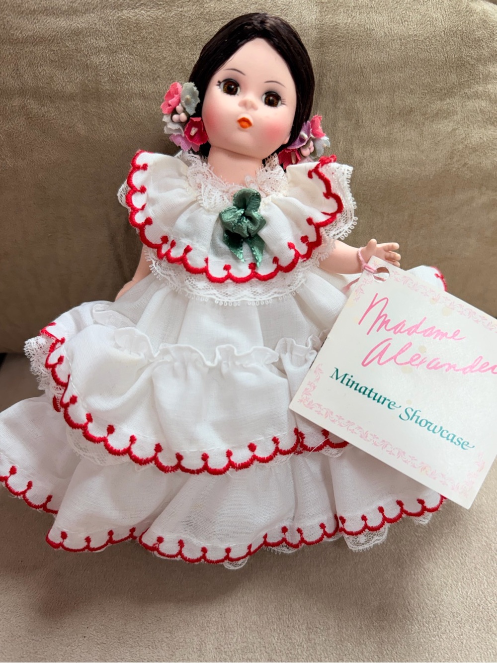 Madame Alexander Panama Vintage Collector Doll with White Dress